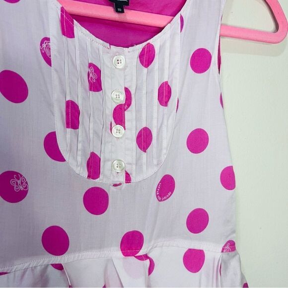 Little Marc Jacobs Blue Polka Dot Dress - Picture 3 of 5